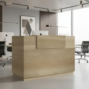 Рецепция LOTUS в цвят дъб 140x70x110см