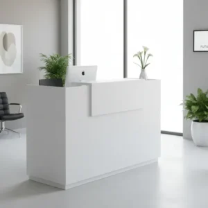 Рецепция LOTUS в бял цвят 180x70x110см