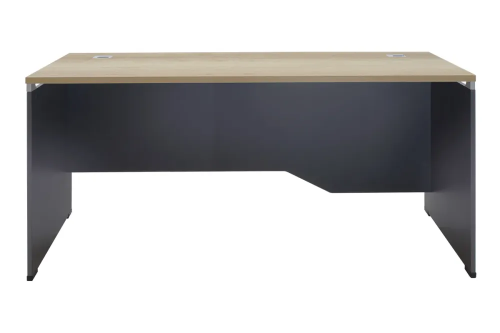 Офис бюро LOTUS дъб-тъмно сив цвят 180x80x75см