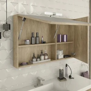 Luxus 100 PL WOOD огледален шкаф