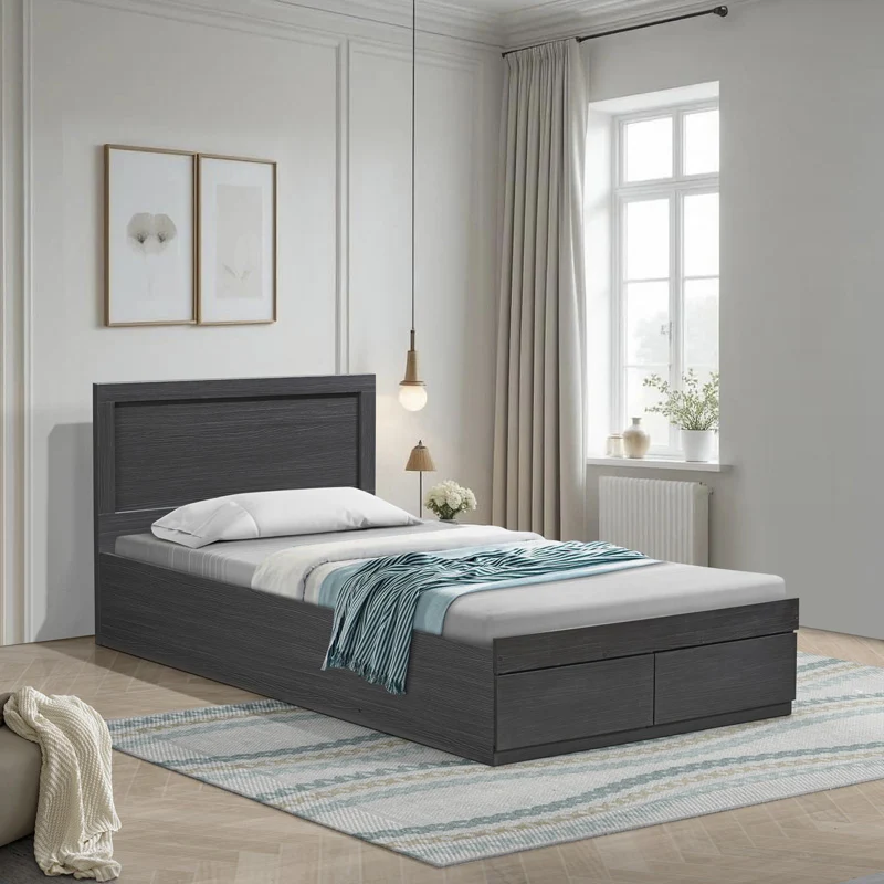 Легло ОLYMPOS с чекмедже в цвят венге 100х200см