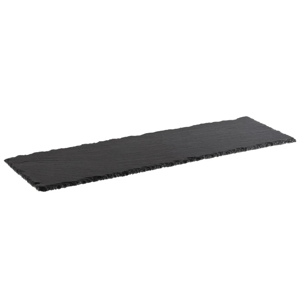 (6 бр.) Шистова плоча за сервиране Maastricht - правоъгълна - GN 2/4 - 530x162mm - Черен