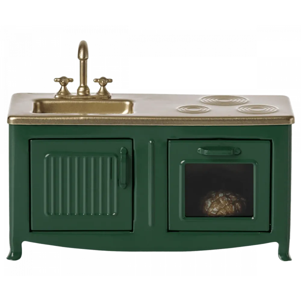 Maileg Кухня, Mouse - Dark green