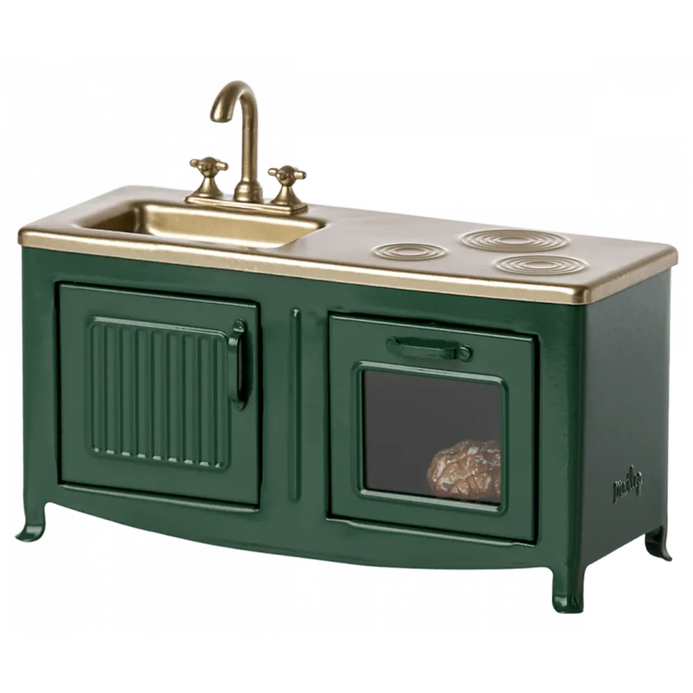 Maileg Кухня, Mouse - Dark green