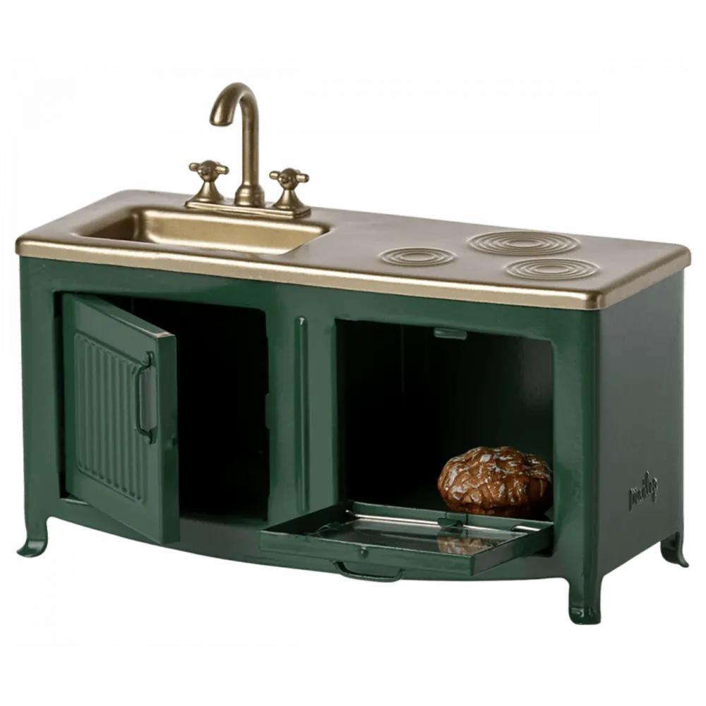 Maileg Кухня, Mouse - Dark green