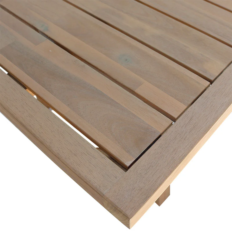 Маса Malibu акациево дърво в естествен цвят 160x90x75см
