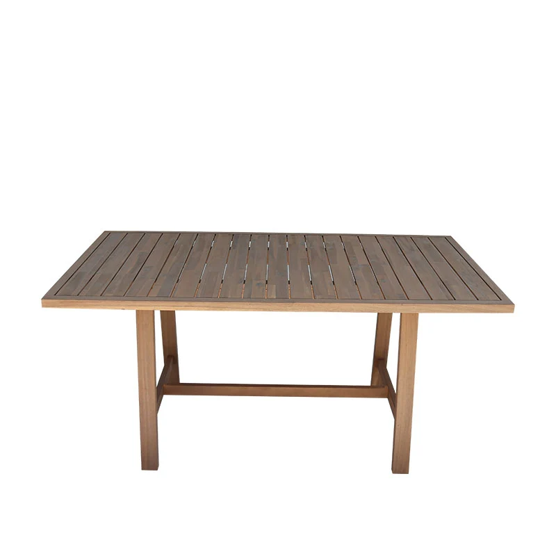 Маса Malibu акациево дърво в естествен цвят 180x90x75см