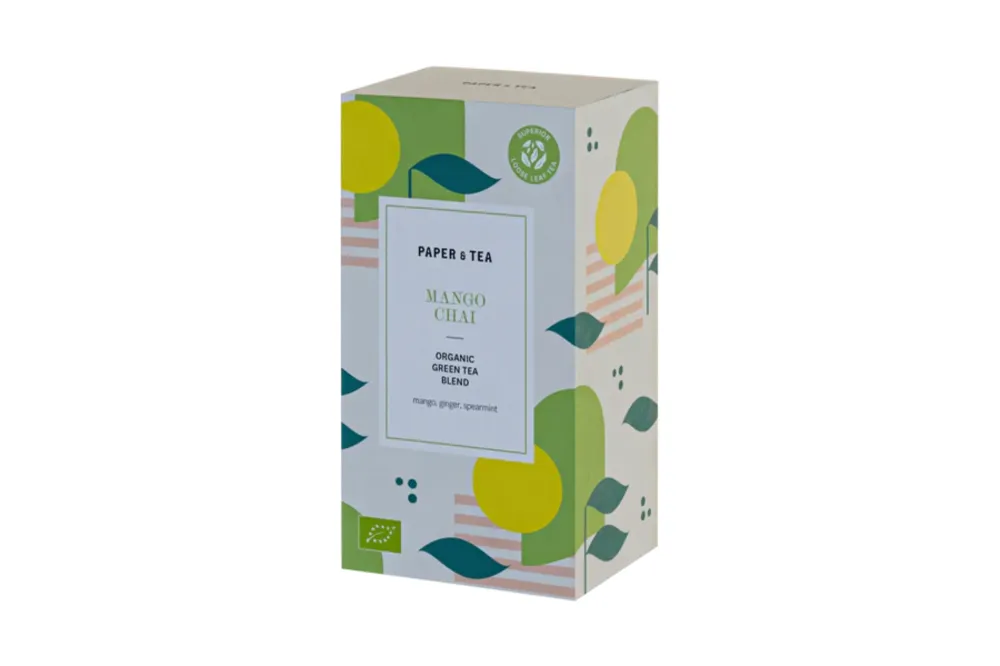 Зелен чаен микс Mango Chai, био