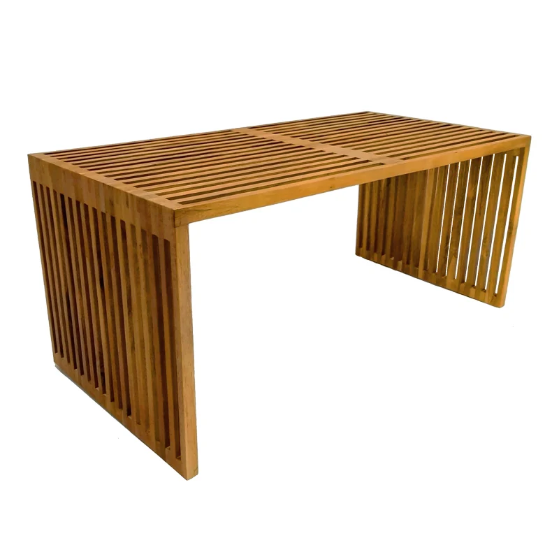 Маса Marlin тиково дърво в естествен нюанс 100x50x45см