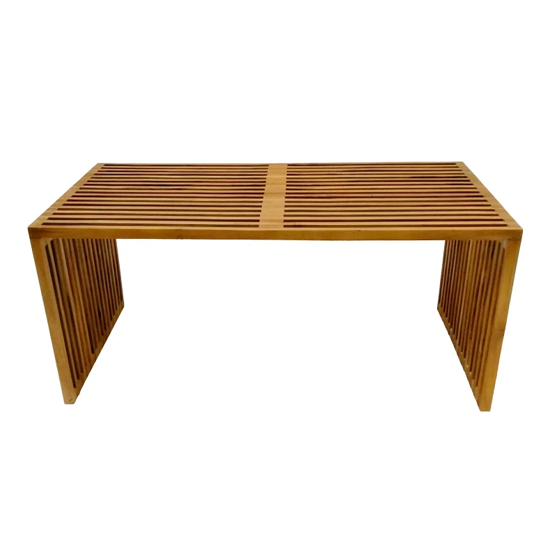 Маса Marlin тиково дърво в естествен нюанс 100x50x45см