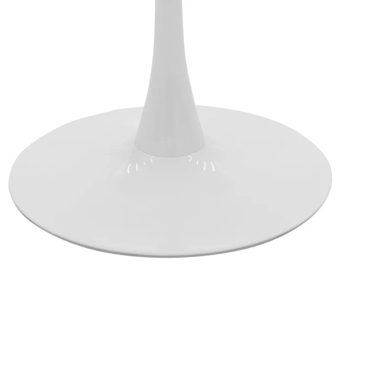 Mаса mdf BALOU в бяло с мраморна визия d120x76см