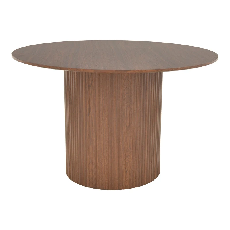 Mdf маса KARULO в нюанс орех φ120x76см