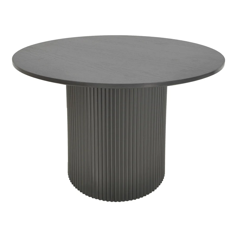 Mdf маса KARULO в черен нюанс φ120x76см