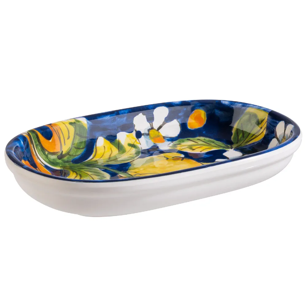 (6 бр.) Купичка - MEDITERRANEAN - Меламин - 200ml - правоъгълна - 182x115mm - Дълбочина: 30mm - Многоцветна
