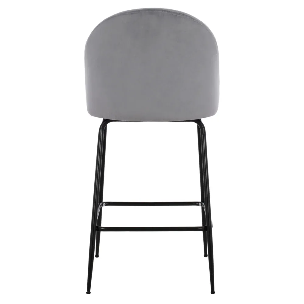 Бар стол MELANI сив цвят 45x53x98 см.