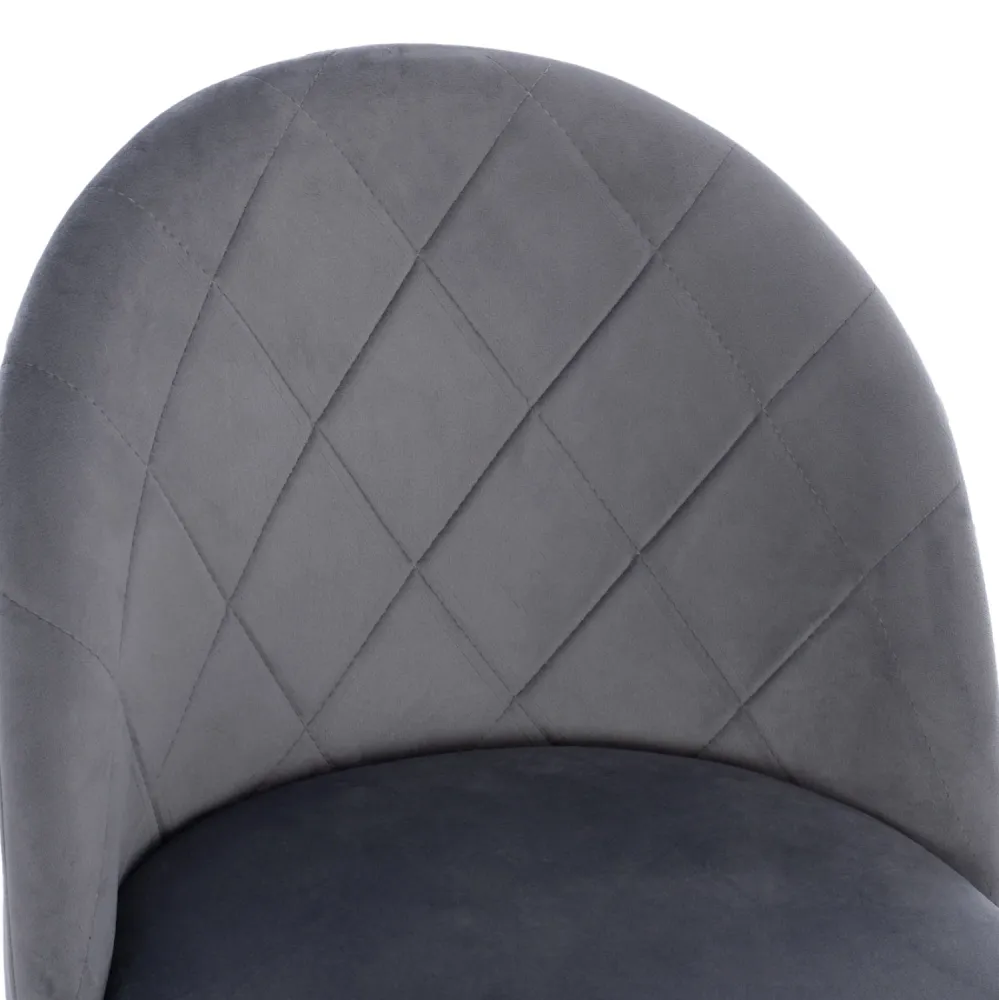 Бар стол MELANI сив цвят 45x53x98 см.