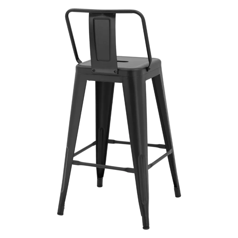 Бар стол MELITA черен мат 42x42x89,5