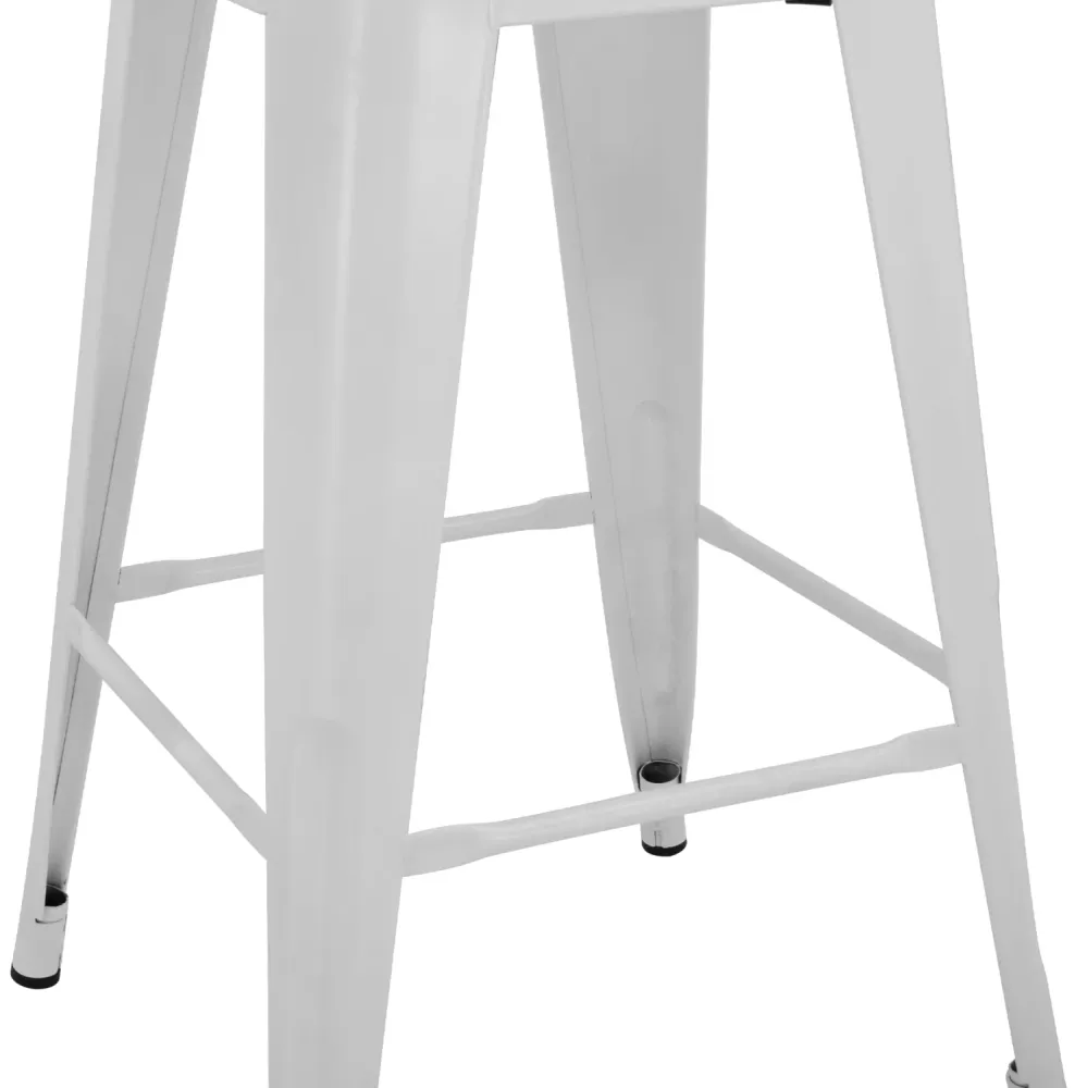 Бар стол MELITA бял мат 42x42x89,5