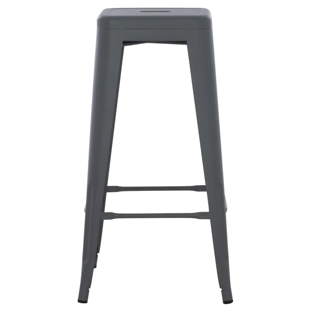 Бар стол MELITA тъмно сив мат 43x43x78