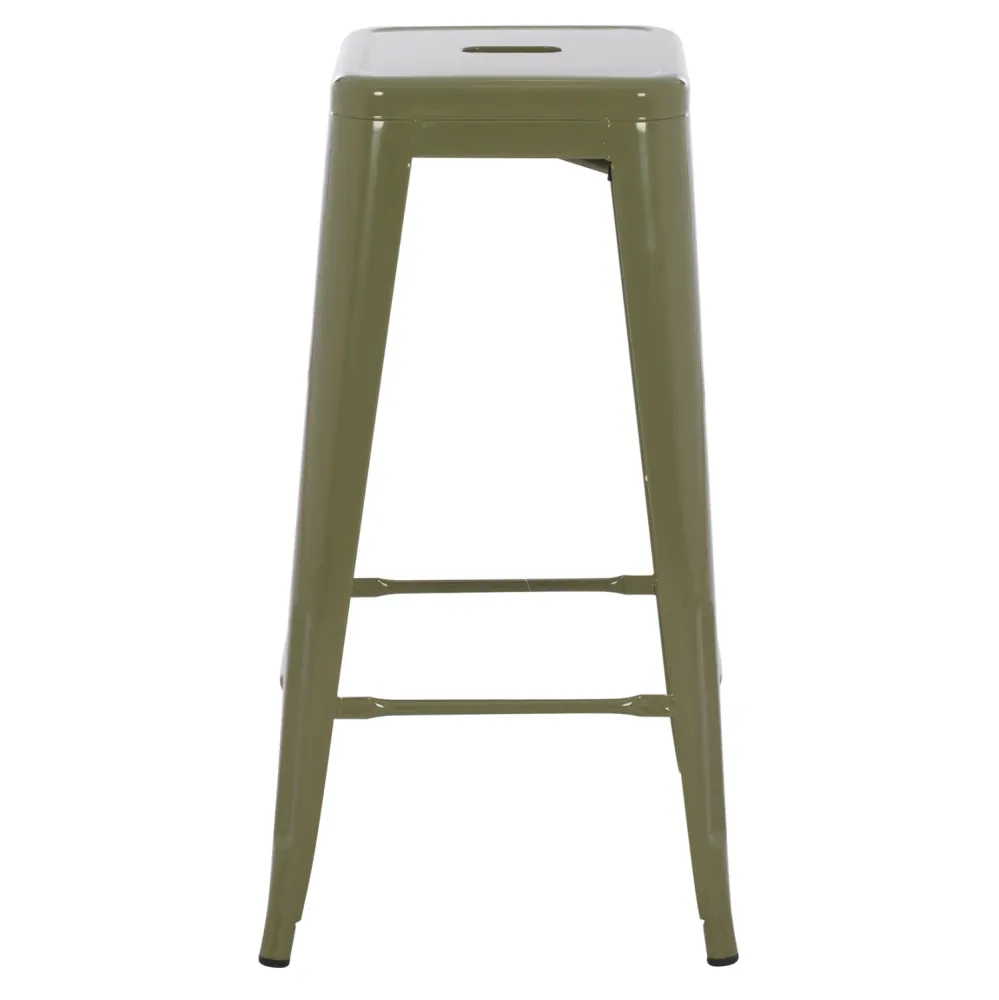 Бар стол MELITA PRO цвят тъмна маслина 43x43x78