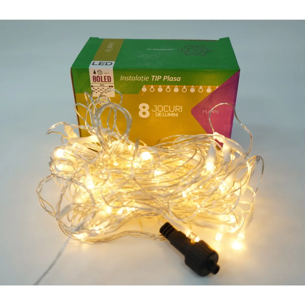Коледни светлини Mesh 80 LED Топло бяло | StarLight