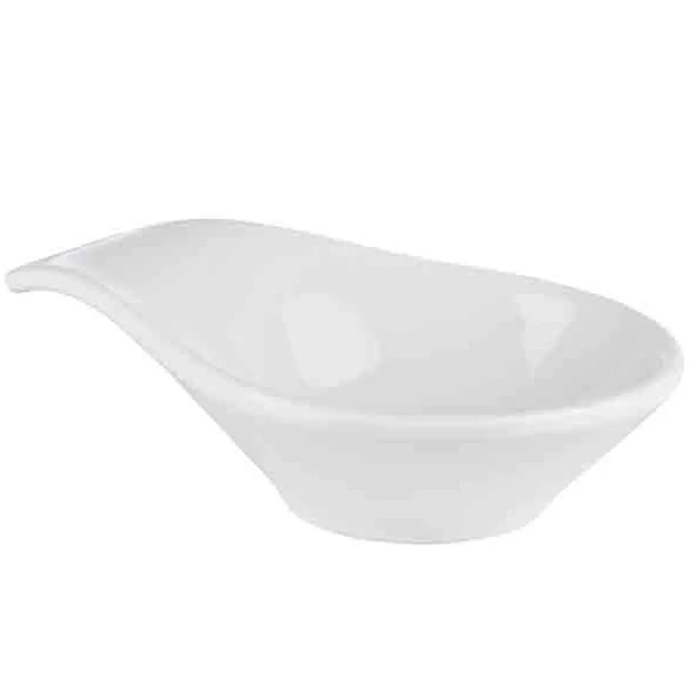 (24 бр.) Купичка - MINI - Меламин - 60ml - правоъгълна - 115x75mm - Дълбочина: 30mm - Бяло