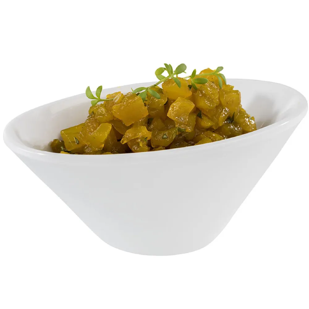 (20 бр.) Купичка - MINI - Меламин - 70ml - правоъгълна - 105x60mm - Дълбочина: 40mm - Бяло