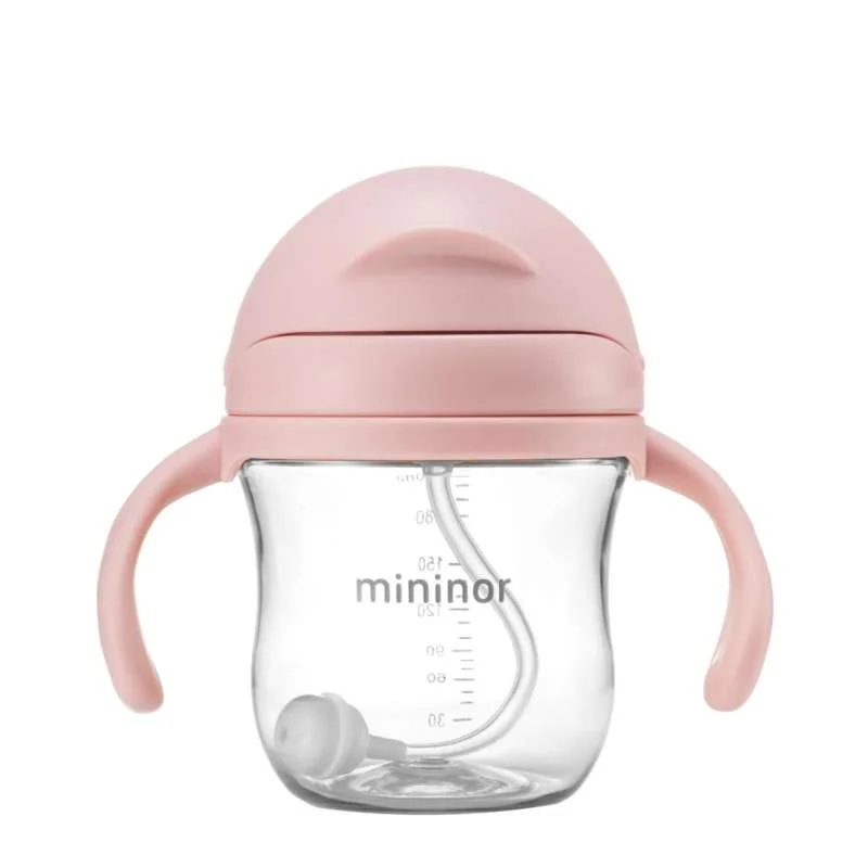 Mininor Чаша за смучене - Тритан - 220ml - Rosa