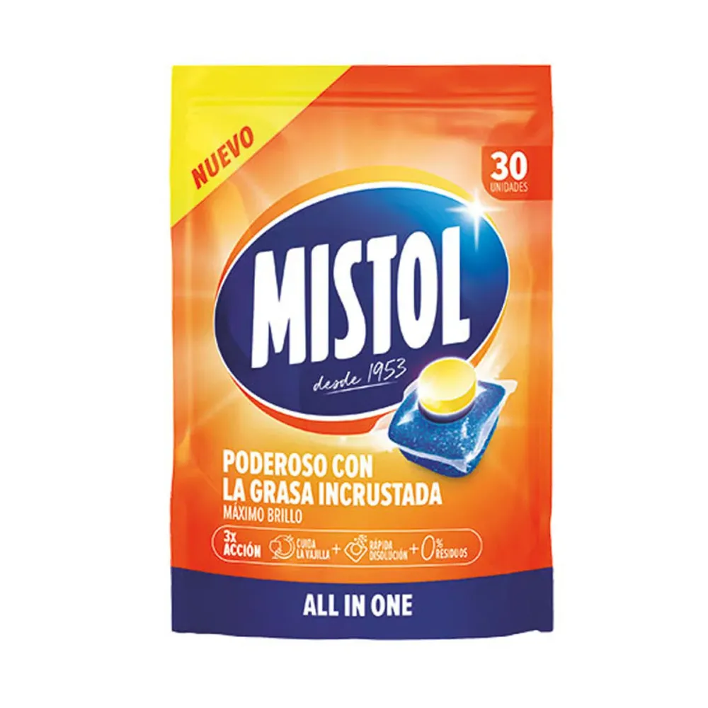 Капсули за съдомиялна Mistol (30 броя)