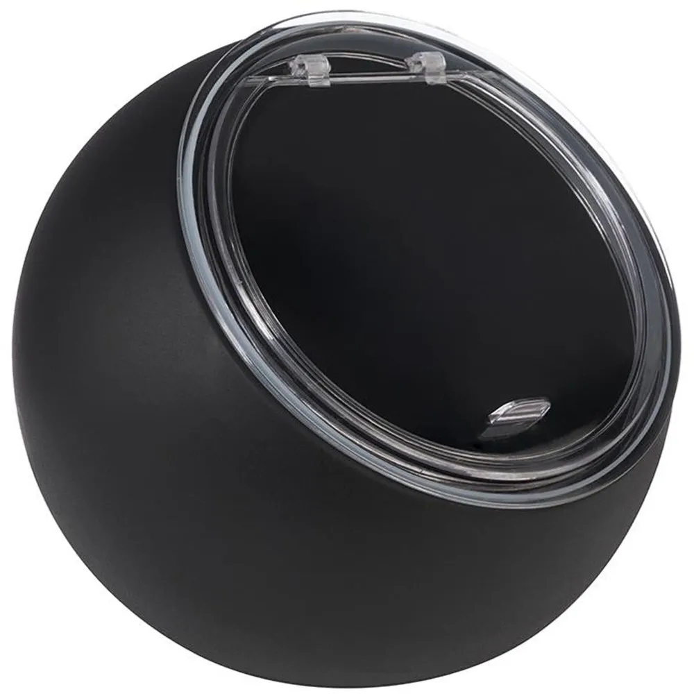 Купа - MOON - Меламин и силикон - 0.8L - правоъгълна - комплект от 2 части - 190x190mm - Дълбочина: 175mm - Черно
