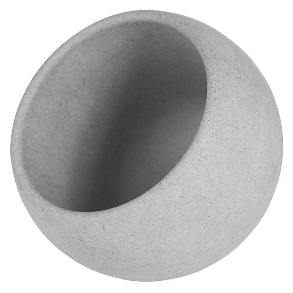 Купичка - MOON - Меламин и дърво - 50ml - правоъгълна - 80x80mm - Дълбочина: 75mm - Сиво