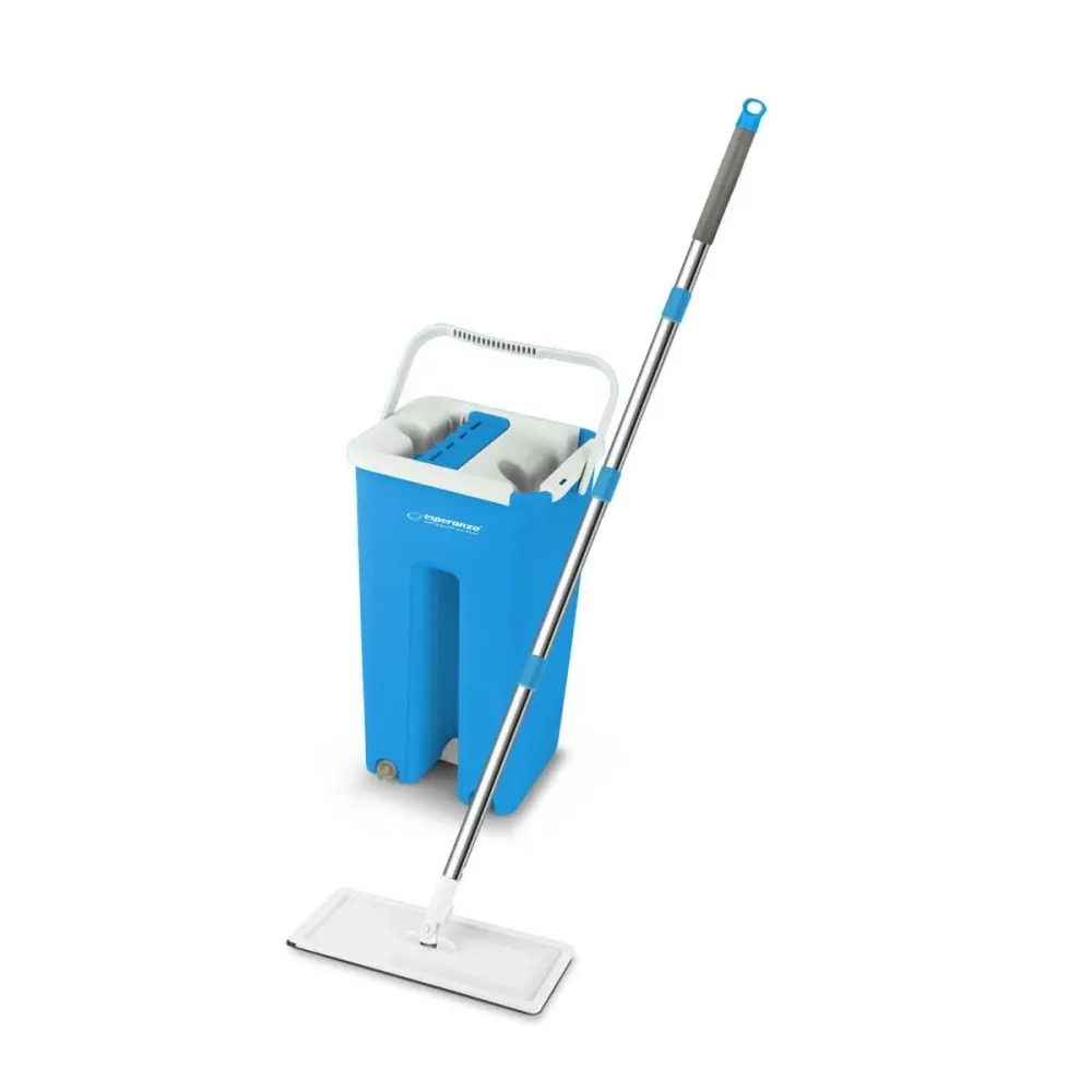 Mop Bucket Esperanza EHS004 Син Бял Микрофибър