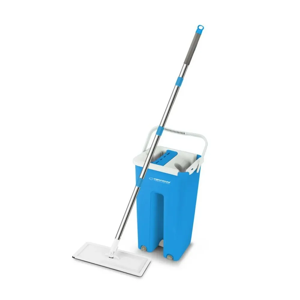 Mop Bucket Esperanza EHS004 Син Бял Микрофибър