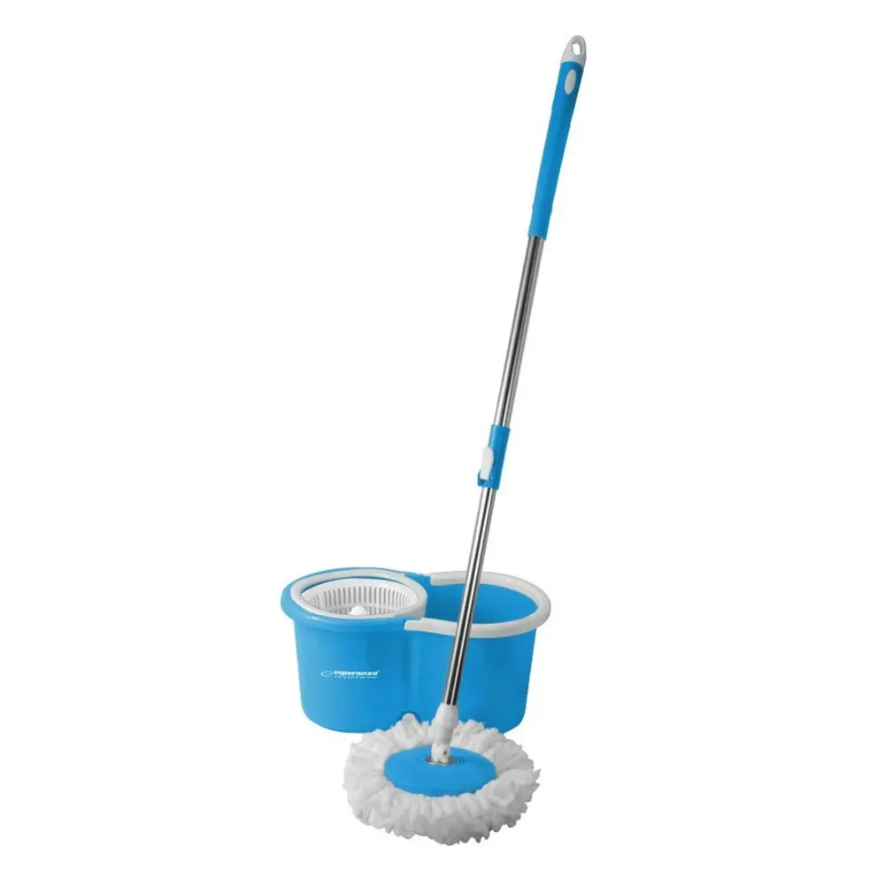 Mop Bucket Esperanza EHS005 Син Бял Микрофибър