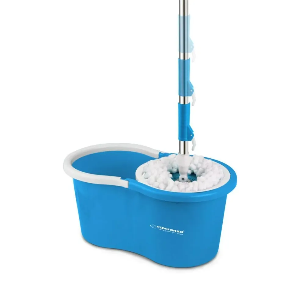 Mop Bucket Esperanza EHS005 Син Бял Микрофибър