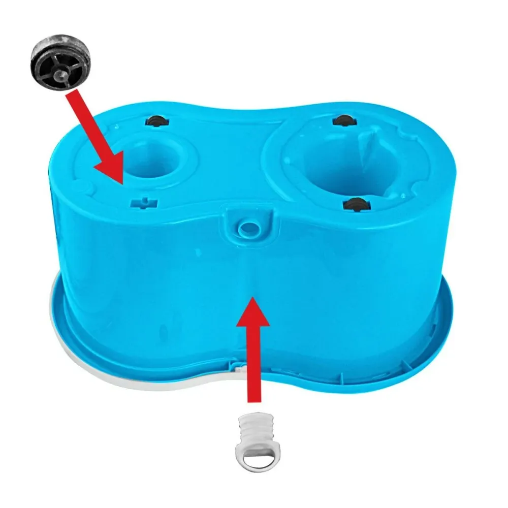 Mop Bucket Esperanza EHS005 Син Бял Микрофибър