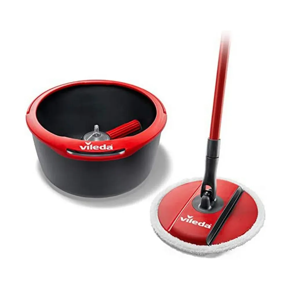 Mop Bucket Vileda Spin & Clean Въртящ се полипропилен
