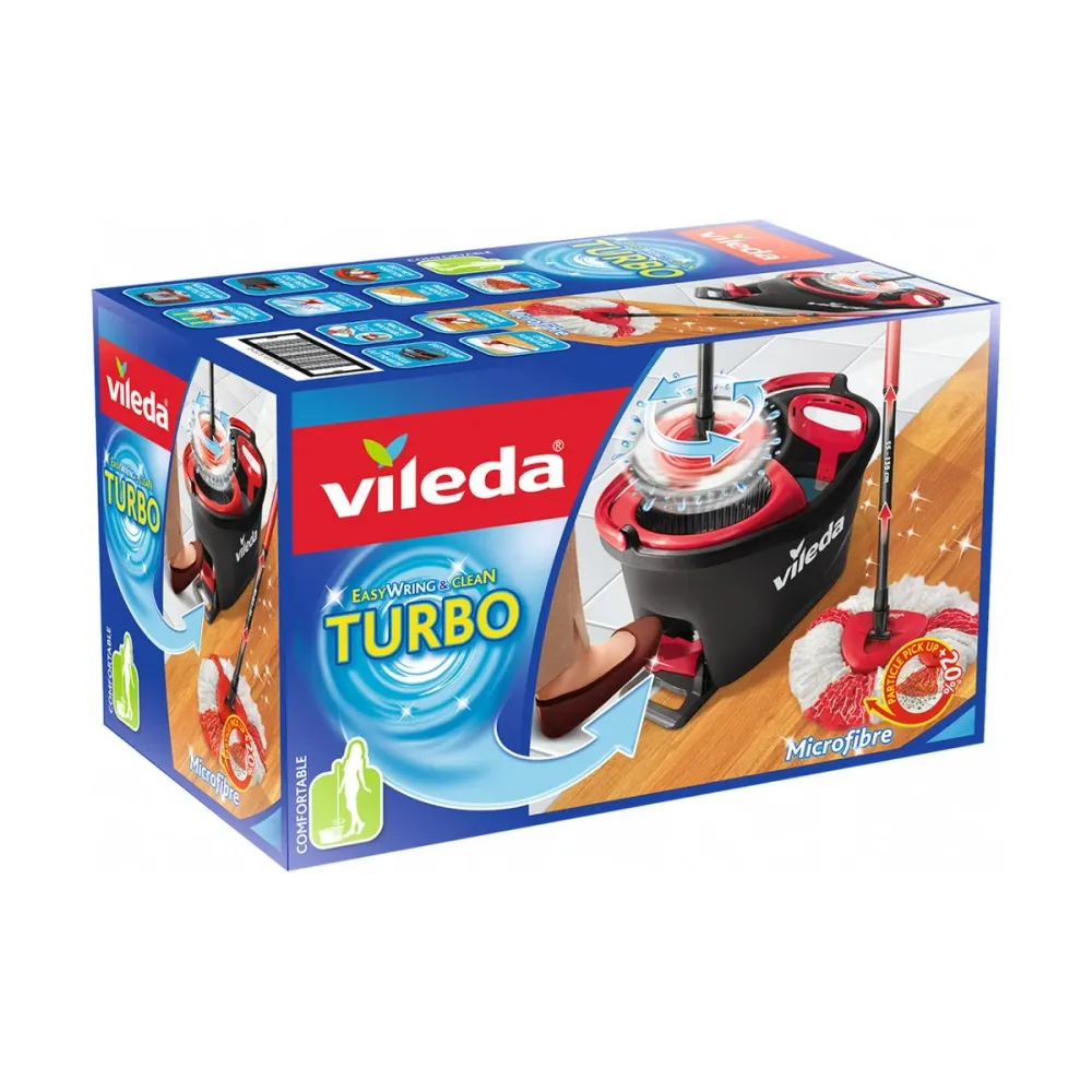 Mop Bucket Vileda Turbo Easywriting & Clean полипропилен