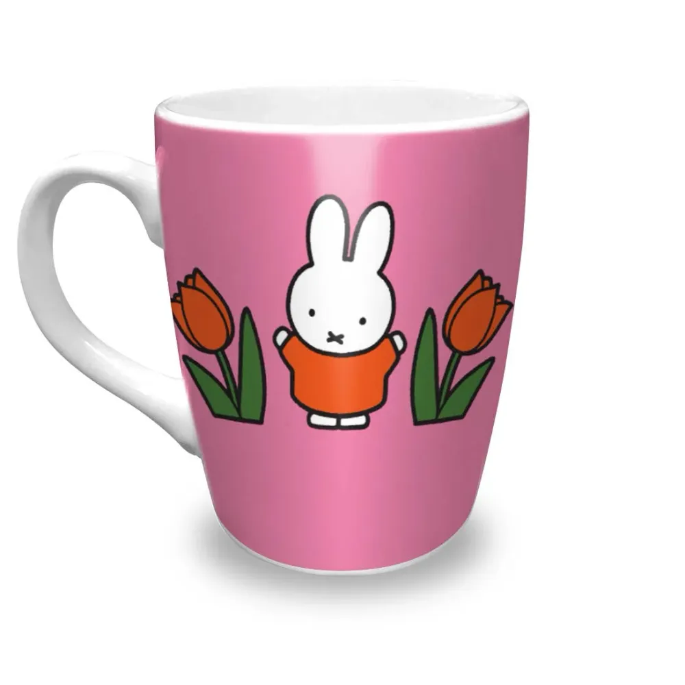 Mug Lapin Miffy Tulipes Rose