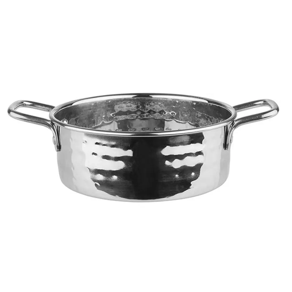 (6 бр.) Сервизно тиганче - MUMBAI - неръждаема стомана - 0.55l - Височина:50mm
