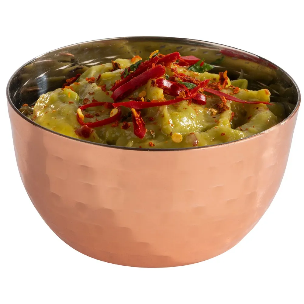 (6 бр.) Купичка - MUMBAI - Неръждаема стомана - 150ml - Ø 85mm - Дълбочина: 45mm - Мед