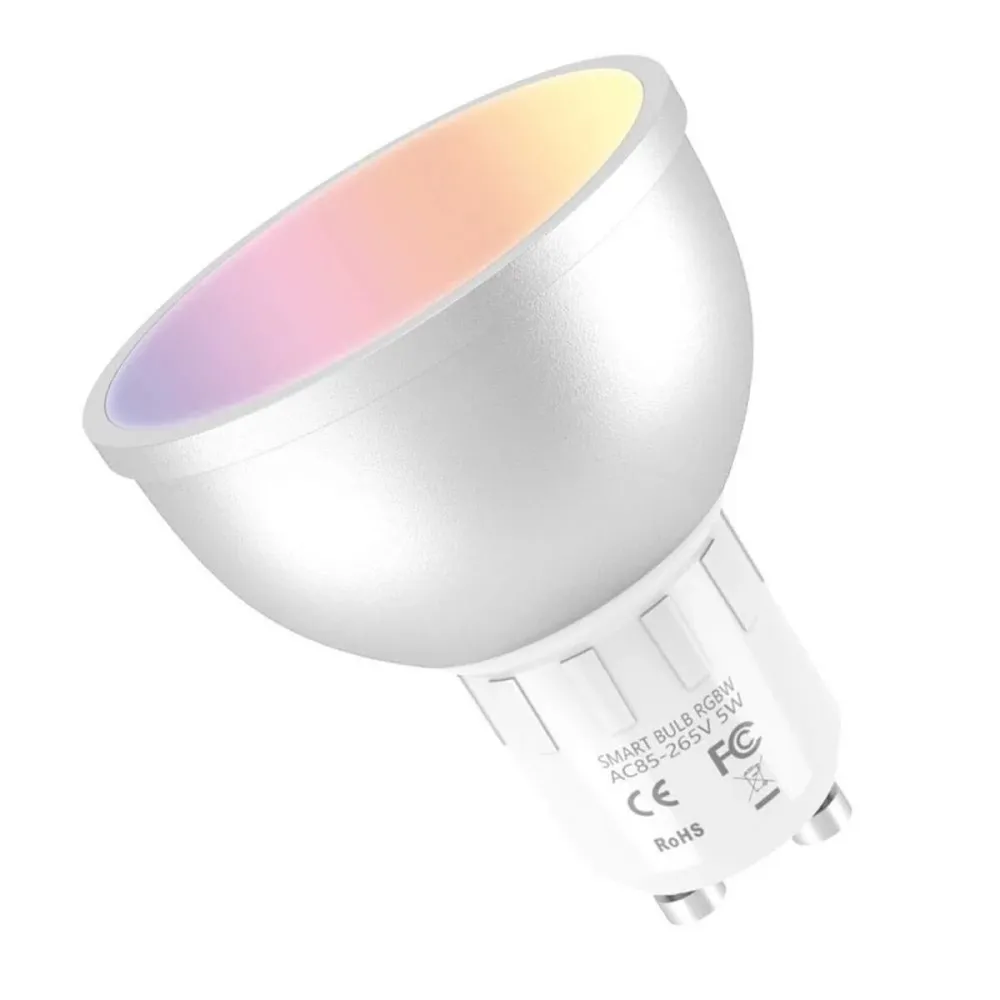 Muvit iO, Смарт Wi-Fi LED крушка Spot GU10 5 W 400 lm, бял