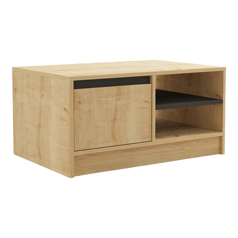 Холна маса Narli в нюанс дъб 90x60x45см