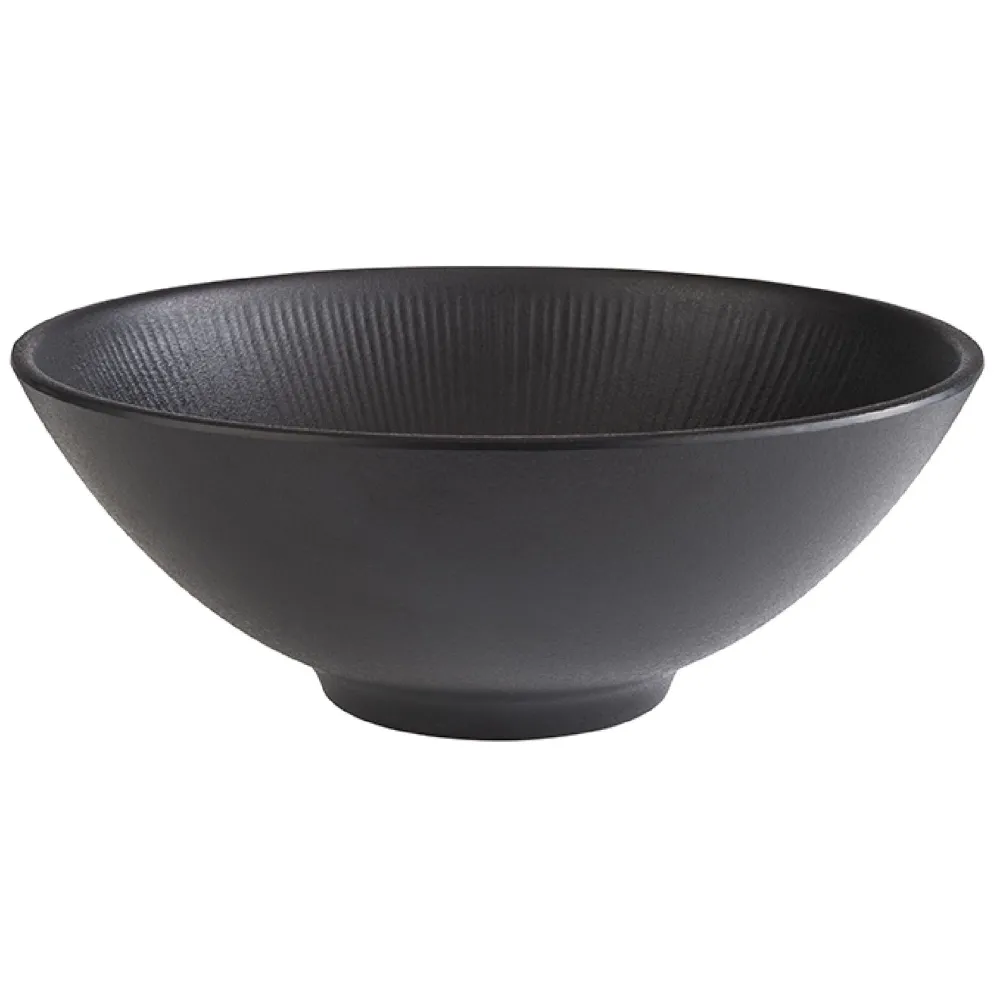 (6 бр.) Купа - NERO - Меламин - 1.7L - Ø 240mm - Дълбочина: 90mm - Черно