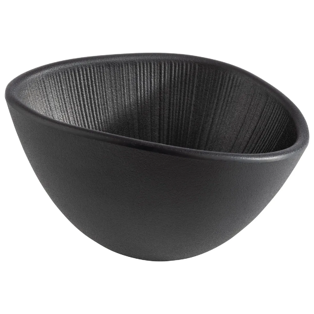 (6 бр.) Купичка - NERO - Меламин - 300ml - правоъгълна - 145x125mm - Дълбочина: 80mm - Черно