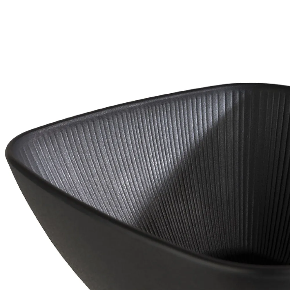 (6 бр.) Купа - NERO - Меламин - 3.5L - правоъгълна - 250x250mm - Дълбочина: 110mm - Черно