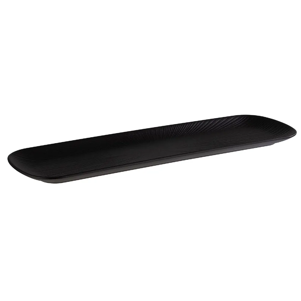 (6 бр.) Гастронорм тава GN 2/4 - NERO - Меламин - 530x162mm - Дълбочина: 25mm - Черен