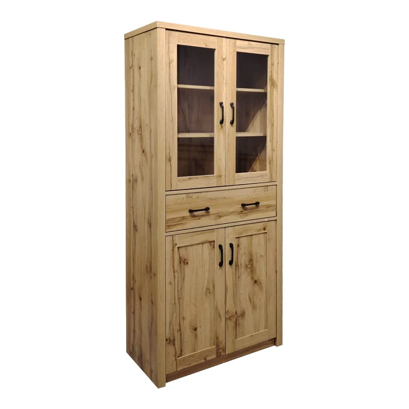 Витрина-гардероб Nisso цвят дъб 80x40x183.5см