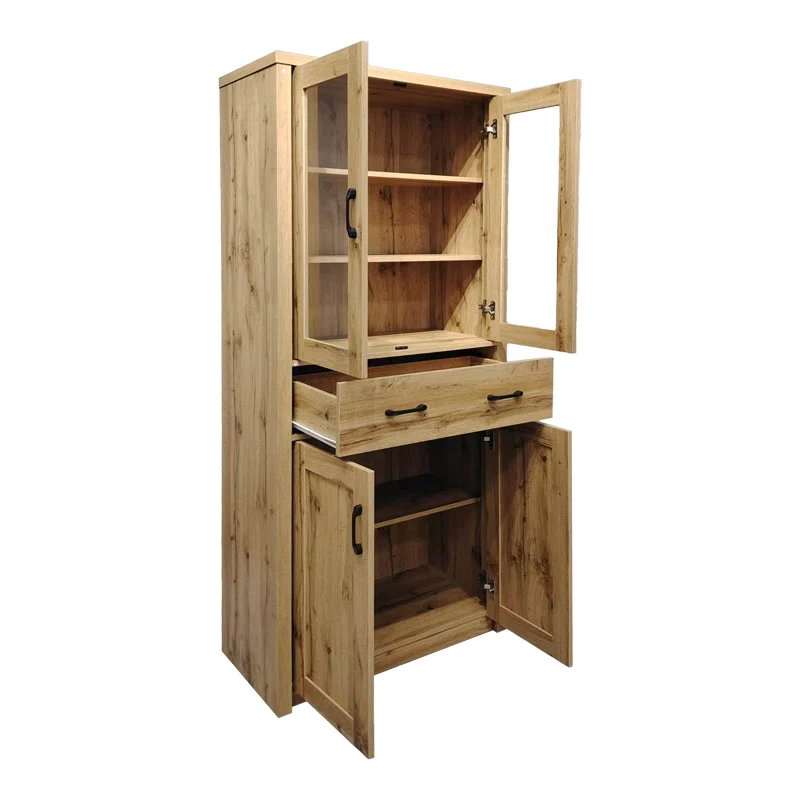 Витрина-гардероб Nisso цвят дъб 80x40x183.5см