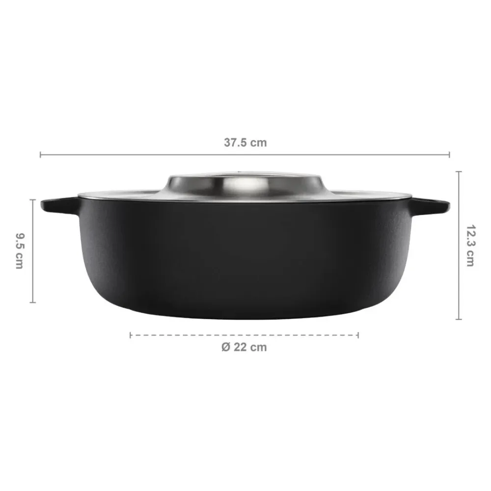 Чугунен гювеч Norden Grill Chef с капак, 30 см.